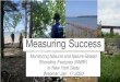 Measuring Success€¦ · Environmental Justice Presence/Absence n/a Environmental Justice Index Civic Engagement ... Monitoring Questions Are the metrics and protocols feasible to