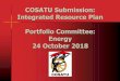 COSATU Submission: Integrated Resource Plan Portfolio ...pmg-assets.s3-website-eu-west-1.amazonaws.com/... · Economic Opportunities Electric vehicles: – International trends. –