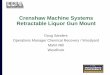 Crenshaw Machine Systems Retractable Liquor Gun Mount · Mechanical design reduces exposure for both operations and ... Worked with liquor gun nozzle supplier ... Retraction Mechanism