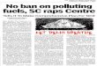 6 No ban on polluting fuels, SC raps Centrecpcbenvis.nic.in/news/TOI 07_02_2017..pdf · to the Supreme Court to ban the polluting fuels. Although the Delhi Pollution Control Committee