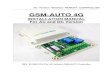 GSM-AUTO 4G - Automatic Gate Solutions€¦ · 9 The GSM-AUTO has two independent relays with normally open and normally closed contacts, these can be programmed to switch on for
