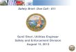 Sunil Shori, Utilities Engineer Safety and Enforcement ......Sunil Shori, Utilities Engineer . Safety and Enforcement Division . August 15, 2013 . Introduction to SED Safety and Enforcement