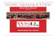 Issue #5, Summer/Fall 2016 WSPS NEWSLETTER€¦ · am excited to make WSPS more visible on social media and show off all the great things we are doing! This summer I was able to go