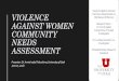 Violence against women needs assessment...Individuals Serviced Hours of Service 0.8 0.7 0.6 0.5 0.4 0.3 0.2 0.1 0-0.1-0.2. 2014-2017 Impact •69,118 individuals served •29,012 individuals