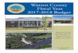 Warren County Fiscal Year 2017-2018 Budget - fy2017... · Ressie Jeffries Elementary School – Leach Run Parkway Rockland Park Set aside funding towards operational funding of the
