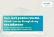 Twice-raised guidance exceeded historic success through strong …a... · 2020-06-13 · business with Gamesa signed Sept. 14, 2016 Areva exercised put option to sell Adwen stake