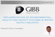 IMPLEMENTATION OF ENVIRONMENTAL, HEALTH AND ...eolstoragewe.blob.core.windows.net/wm-698609-cmsimages/...INDEX 1.Introduction to GIBB 2.Overview 3.Process 4.Review 5.Audits and inspections
