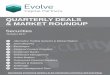 Quarterly Deals Roundup Payments - Evolve Capital … · regtech emerging as the new sunrise segment in the securities space cloud adoption accelerating as margins fall, regulations