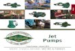 Jet Pumps - represcott.com Pumps.pdf · Casing Adapter - Seals the top of the well casing and allowsthe water 9 coming from the pump to reach a “packer-type” jet ejector using