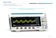 Mixed Domain Oscilloscopes · Powerful Waveform Capture and Analysis At the core of the 3 Series MDO is a world-class oscilloscope, offering comprehensive tools that speed each stage