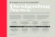 Francesco Franchi Designing News · 2013-10-17 · broadcasting companies, journalists, and designers to address them. Francesco Franchi’s findings in Designing News are based on