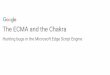 Hunting bugs in the Microsoft Edge Script Engine …conference.hitb.org/hitbsecconf2017ams/materials/CLOSING...What are Edge and Chakra Edge: Windows 10 browser Chakra: Edge’s open-source
