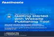 Getting started with Website Publishing Tool · Getting started with Website Publishing Tool This guide will show you the basic processes in ... Search for relevant templates using