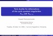 Toric duality for deformations of the cyclic quotient ... · Toric duality for deformations of the cyclic quotient singularities A n,q and A n,n−q Oswald Riemenschneider Mathematisches