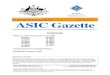 Published by ASIC ASIC Gazettedownload.asic.gov.au/media/1316017/ASIC92_08.pdf · 2008-11-17 · Investment Commission, GPO Box 9827, Melbourne Vic 3001 Commonwealth of Australia