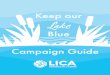 Keep our Lake · citizens with an interest in water quality can implement a KOLB campaign to help improve the water quality of any lake. In the summer of 2019, LICA-Environmental