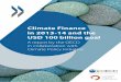 Climate Finance in 2013-14 and the USD 100 billion …...OECD (2015), “Climate finance in 2013-14 and the USD 100 billion goal”, a report by the Organisation for Economic Co-operation