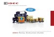 IDEC Relay Selection Guide - RS Components · 2019-10-13 · D24=24V DC D48=48V DC Coil Voltage RF1V 2A2B L – D48 LED Indicator Blank=no indicator L=LED indicator 