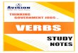 VERBS - avision24x7.com · Mental verbs have meanings that are related to concepts such as discovering, understanding, thinking, or planning. In general, a mental verb refers to a