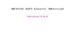 M3UA API Users’ Manual - pudn.comread.pudn.com/downloads110/doc/456460/m3ua_v2_0_2.pdf · 2008-03-11 · M3UA, only “add” structure of union m3ua_asp_t must be filled. Every