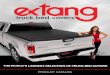 Extang Tonneau Covers Product CatalogThe first 3-panel hard folding cover that offers access to the truck bed from openings at both the front cab and the rear panel. The EnCore can