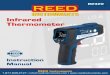 Infrared Thermometer - REED Instruments...3 Introduction Thank you for purchasing your REED R2320 Infrared Thermometer. Please read the following instructions carefully before using