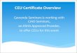 CEU Certificate Overvie€¦ · CEU Certificate 2017 Coding and Billing for Speech Language Pathology Services Dec 8, 2016. 8. Complete online Test 9. Click Evaluation to complete