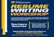 SCHOOL OF MANAGEMENT FLINT RESUME WRITING WORKSHOP … · RESUME WRITING WORKSHOP Learn to write effective resumes, how to tailor your resume to specific job openings, highlighting
