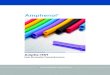 Heat Shrinkable Tubing Brochure · Along with our heat shrink tubing AIO can also provide molded parts, marker sleeves and application equipment such as heat guns, conveyor ovens