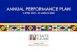 ANNUAL PERFORMANCE PLANpmg-assets.s3-website-eu-west-1.amazonaws.com/... · 3 FOREWORD It gives me great pleasure to introduce the South African State Theatre’s (SAST) 2019/2020