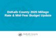 DeKalb County 2020 Millage Rate & Mid-Year Budget Update€¦ · notice of property tax increase if the proposed millage rate exceeds the rollback rate and hold three public hearings