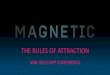 THE RULES OF ATTRACTION · 2015-06-15 · Reasons given for reading magazines - % Stating: Source: Crowd DNA Rules of Attraction, 2014/15 #1 MAGAZINES ADDRESS A NUMBER OF IMPORTANT