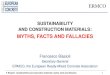 MYTHS, FACTS AND FALLACIES - APEB · F. Biasioli - Sustainability and costruction materials: myths, facts and fallacies 13 Comparisons one can trust 13 The “modified” h MAX, named