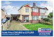 Guide Price £350,000 to £375,000...Guide Price £350,000 to £375,000 Trenton Close, Maidstone, ME16 0HL Main Features • Spacious Three Bedroom Semi-Detached Home • Garage and