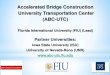 Accelerated Bridge Construction University Transportation ...sp.bridges.transportation.org/Documents/2014 SCOBS presentations... · 1st-Round Research Projects • Florida International