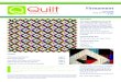 Firmament - Amazon Web Services · Firmament blocks, 20 Firmament border blocks and 4 Firmament corner blocks set horizontally. The quilt was quilted entirely by machine. Sewing Instructions