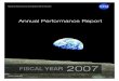 SA AR 2007 · 2013-12-16 · Management and Performance: FY 2007 PAR Annual Performance Report NASA’s annual Performance and Accountability Report (PAR) meets relevant U.S. government