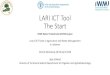 LARI ICT Tool The Start · LARI ICT Tool The Start Use of ICT Tools in Agriculture and Water Management In Lebanon ... Weather Users 33000 Smart Phone App LARI-LEB Addiction degree
