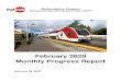February 2020 Monthly Progress Report - CaltrainModernization...Monthly Progress Report Executive Summary 2-5 February 29, 2020 2.2. Funding Partners Participation in PCEP The PCEP