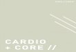 CARDIO + CORE · CARDIO WORKOUTS NOTES // - Goal is to move your body and get a light sweat. - Great use for active rest day or after heavy lifting day to break up lactic acid/get