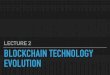 LECTURE 2 BLOCKCHAIN TECHNOLOGY EVOLUTION · Lecture 2 - bc tech evolution Created Date: 1/15/2018 5:00:26 AM 