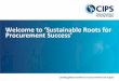 Welcome to Sustainable Roots for Procurement Success Speaker Prese… · Imtech UK has joined Business in the Community, a charity that facilitates the links between businesses and