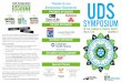 Thanks to our Symposium Sponsors! UDS · 2019-09-13 · driving. This year’s theme is, “TEAM Up to Be the DUDE!” Get creative and raise awareness about drunk/drugged driving