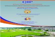 Dear Prospective QIP Scholar full brochure.pdf · 1. The major QIP Centres at IITs and IISc offer admission to Master degree programme in several disciplines. In addition, institutions