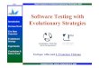 Software Testing with Introduction Evolutionary Strategies ... · Software Testing with Evolutionary Strategies Enrique Alba and J. Francisco Chicano Introduction. Previous Work