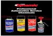 Professional Automotive Service Chemicals€¦ · Automotive Service Chemicals. General Aerosol Products Battery Service Products Brake Service Products Warranty Seal Throttle Plate