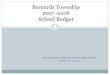 Bernards Township 2017 -2018 School Budgetbernardsboe.com/.../2017-18_School_Budget.pdf5 Year Budget Revenue Snapshot 1314 1415 1516 1617 1718 1718 v 1617 Fund ... 2017-18 $4,730,331