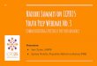 Nairobi Summit on ICPD25 Youth Prep Webinar No · 2020. 1. 3. · How can we send the right message to the ... 25th Anniversary of the PROGRAMME LATEST ATTENDING THE SUMMIT COMMITMENTS