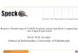 Prof. D K Arvind School of Informatics, University of Edinburgh · 2017. 5. 26. · Prof. D K Arvind . School of Informatics, University of Edinburgh . Specknet Partners • The Moray
