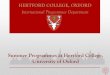 HKUST Study Abroad and Exchange - Summer Programmes at …studyabroad.ust.hk/files/Hertford_College_Oxford_2018.pdf · 2017. 11. 23. · You can speak to them and practise your English